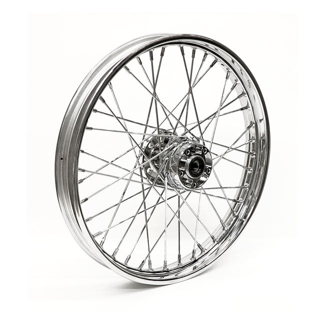 MCS 2.15 x 21 Front Wheel 40 Spokes Chrome – 1984–1999 FXST; 1997–1999 FXDWG