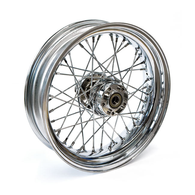 MCS 4.50 x 17 Rear Wheel 40 Spokes Chrome – 2012–2017 Dyna FXDWG. ABS Models