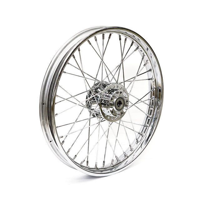 MCS 2.15 x 21 Front Wheel 40 Spokes Chrome – 2012–2017 Dyna FXDWG. ABS Models