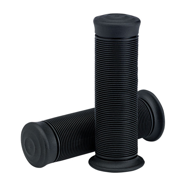 Biltwell 1" TPV Grips Kung Fu Black – 1974–2025 H-D with 1" Diameter Grip Area