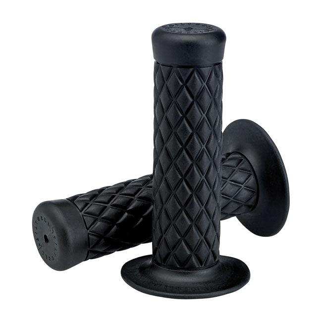 Biltwell 1" TPV Grips Thruster Black – 1974–2025 H-D with 1" Diameter Grip Area