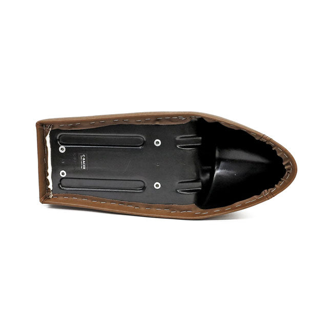 C-Racer FC Classic Solo Seat. Short Cowl. Dark Brown – Universal