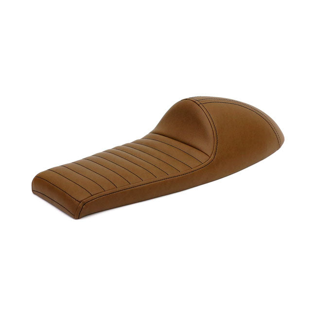 C-Racer FL Classic Solo Seat. Long Cowl. Dark Brown – Universal