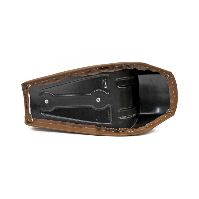 C-Racer FC Tracer Flat Track Seat. Dark Brown – Universal