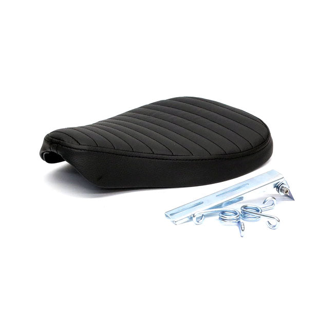 C-Racer Classic Bobber Solo Seat. Large. Black – Universal