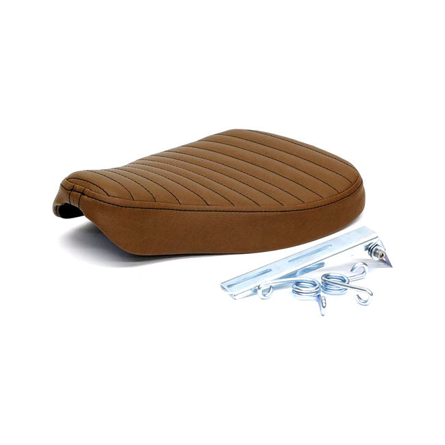 C-Racer Classic Bobber Solo Seat. Large. Dark Brown – Universal