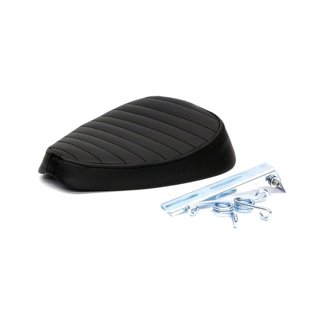 C-Racer Classic Bobber Solo Seat. Medium. Black – Universal