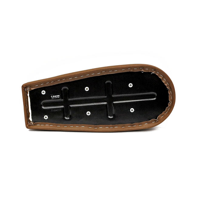 C-Racer Scrambseat Scrambler Seat. Dark Brown – Universal