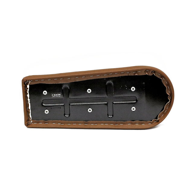 C-Racer Scramsadle Scrambler Seat. Dark Brown – Universal