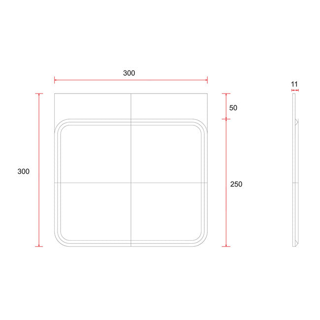 C-Racer Vintage Racing Square Side Number Plates – Universal