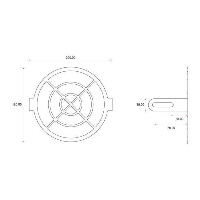 C-Racer Universal Headlight Grill No3 Sight