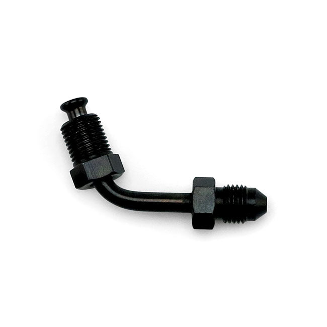 Goodridge ABS Brake Adapter Front. Black – 2018–2024 Softail with Single Front Disc