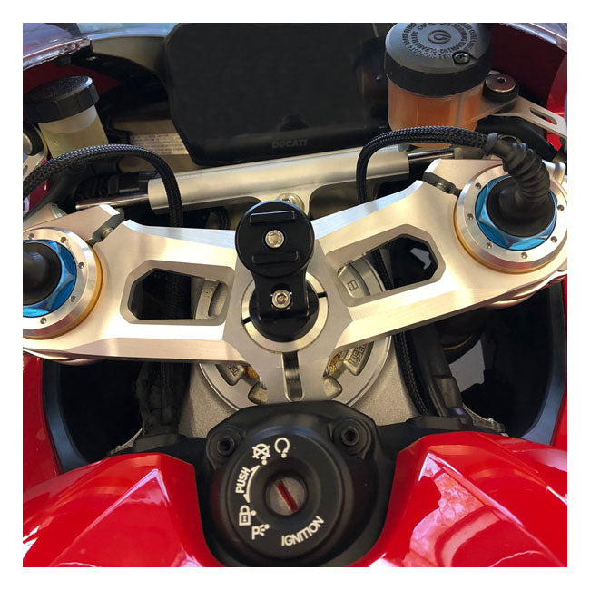 Sp Connect Moto Stem Mount for Clip-Ons – Most Sports Bikes with Clip-On Style…