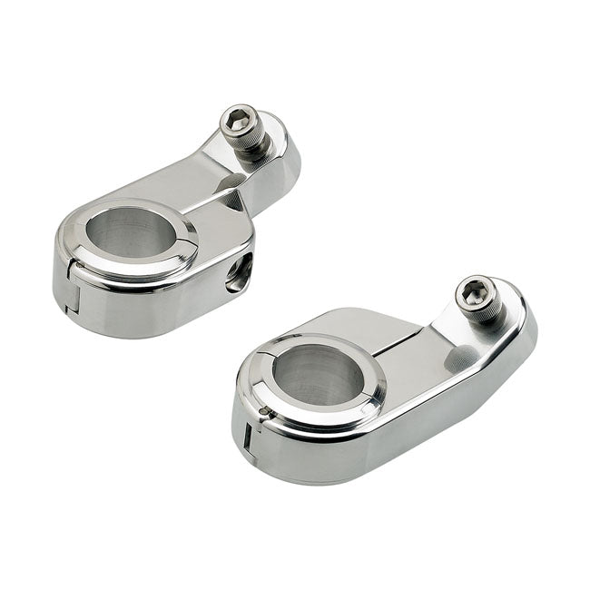 Biltwell Angled O/S Speed Clamps Chrome – Universal