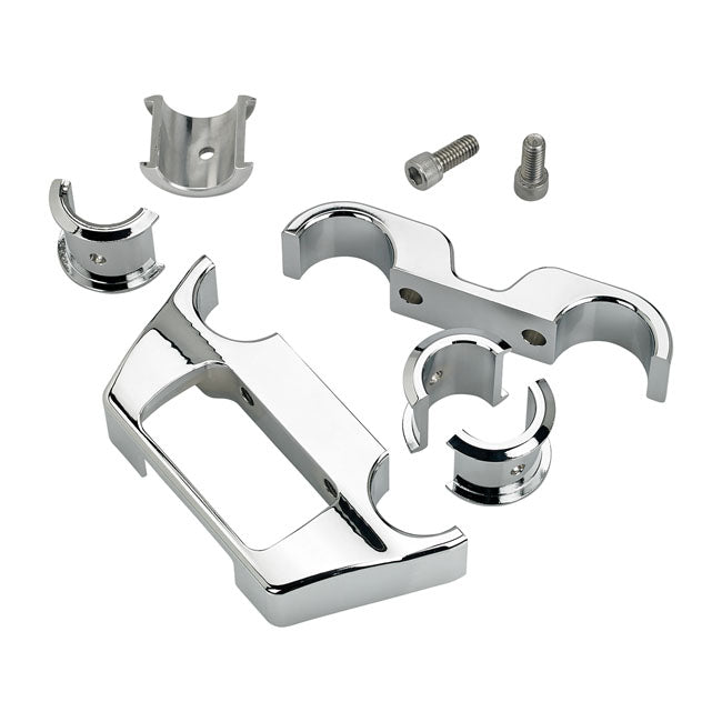 Biltwell Digital Softail Dash Panel Housing. Chrome – 2018–2024 M8 Softail: 2018–2020 FXBB…