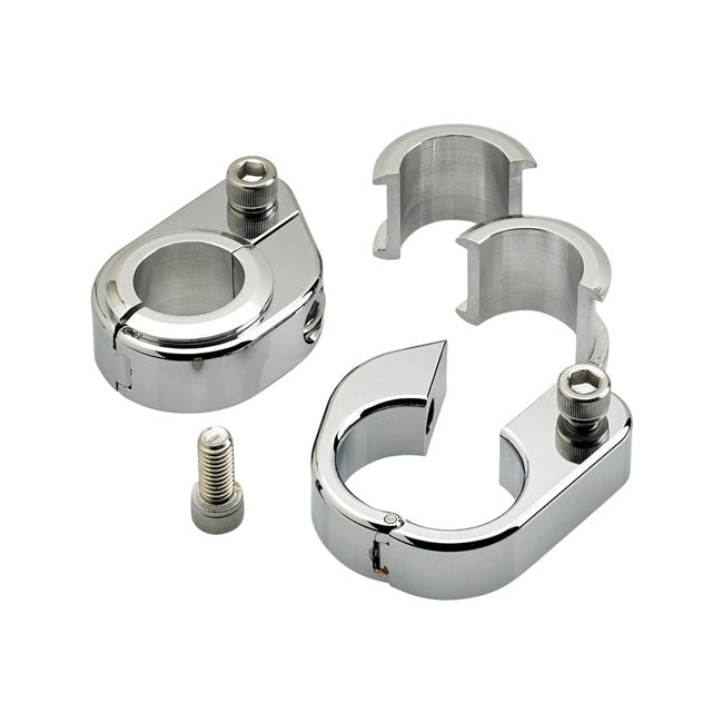 Biltwell Straight O/S Speed Clamps Chrome – Universal