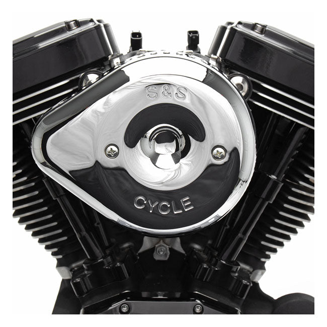 S&S Stealth Teardrop Slasher Cover. Chrome – S&S Stealth Air Cleaners