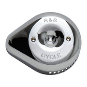 S&S Stealth Teardrop Slasher Cover. Chrome – S&S Stealth Air Cleaners