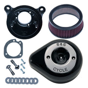 S&S Black Teardrop Air Cleaner Kit – 2000–2015 Softail; 1999–2017 Dyna…