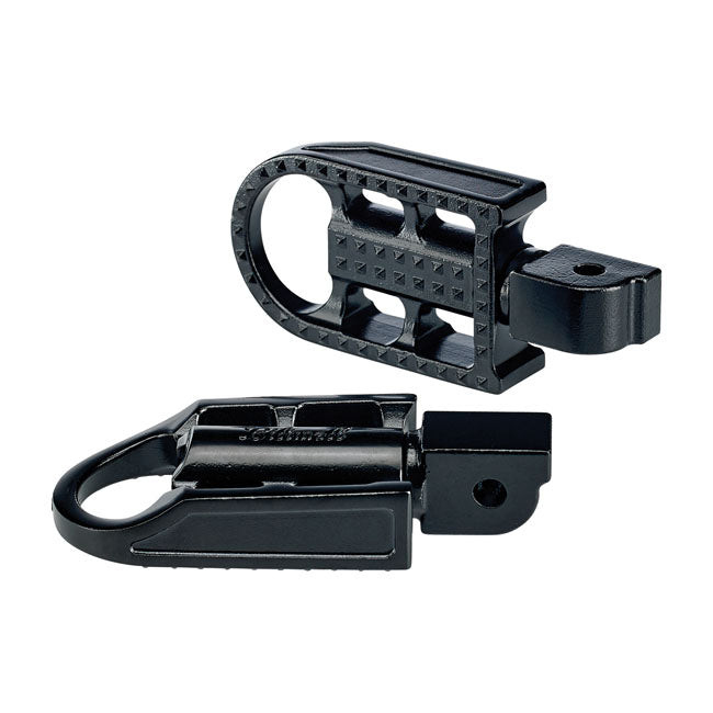 Biltwell Mushman passenger foot pegs. Black 18-23 Softail with foot pegs (passenger)