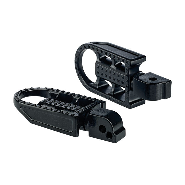Biltwell Mushman passenger foot pegs. Black 18-23 Softail with foot pegs (passenger)