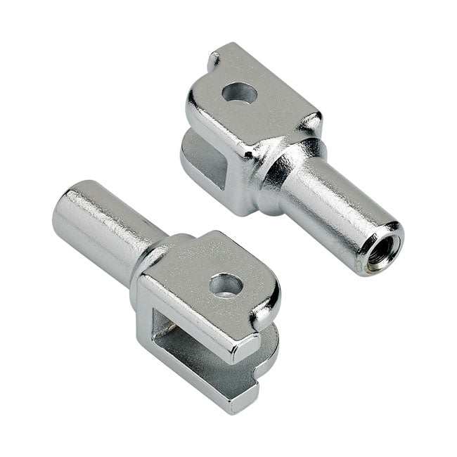 Biltwell Foot Peg Clevis Rider. Chrome – Rider: 2018–2024 Softail with Foot Pegs
