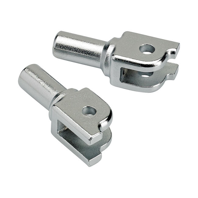 Biltwell Foot Peg Clevis Rider. Chrome – Rider: 2018–2024 Softail with Foot Pegs