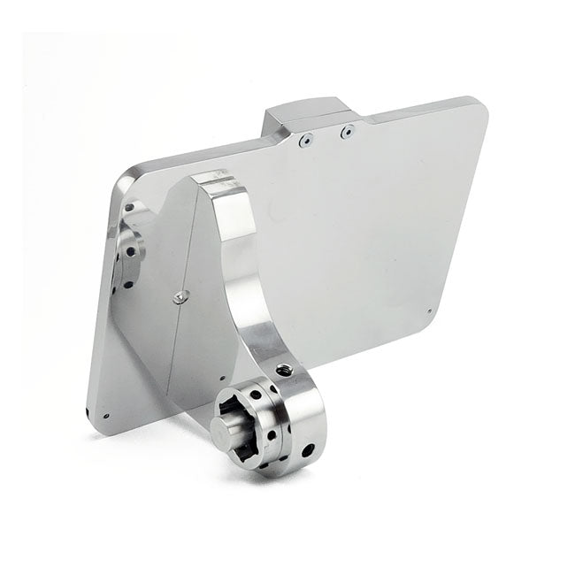 CPV ''Slide-in'' License Plate Bracket. Side Mount, Polished – 2018–2025 Softail