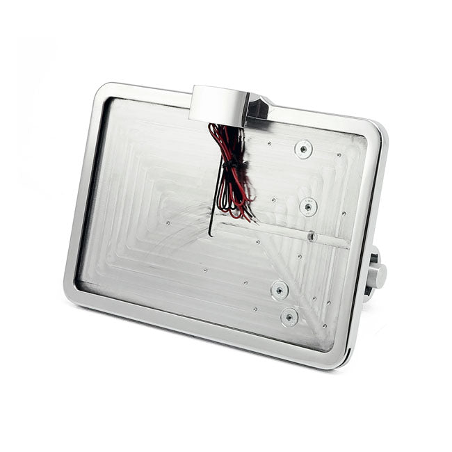 CPV ''Slide-in'' License Plate Bracket. Side Mount, Polished – 2018–2025 Softail