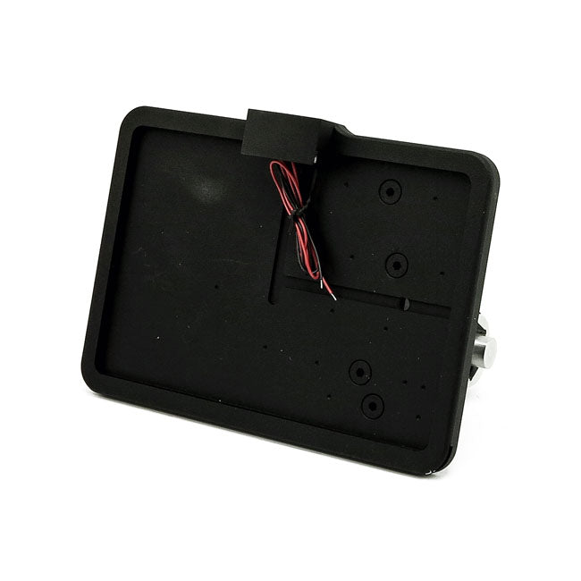 CPV ''Slide-in'' License Plate Bracket. Side Mount, Black – 2018–2025 Softail