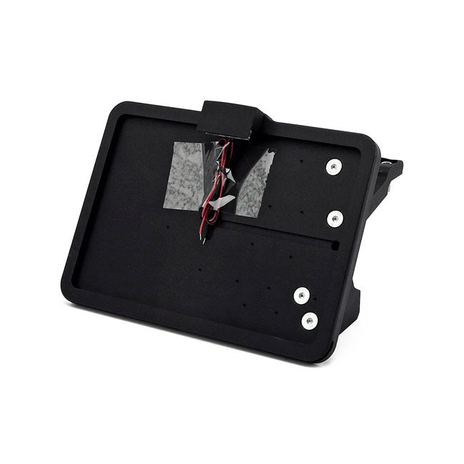 CPV ''Slide-in'' License Plate Bracket. Side Mount, Black – 2019–2020 Softail FXDRS