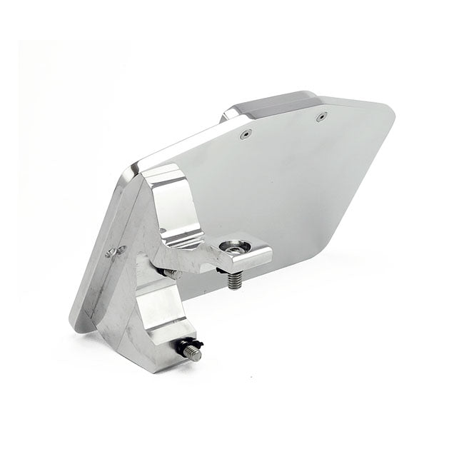 CPV License Plate Bracket Kit Swing. Polished. EU – 2019–2020 Softail FXDRS