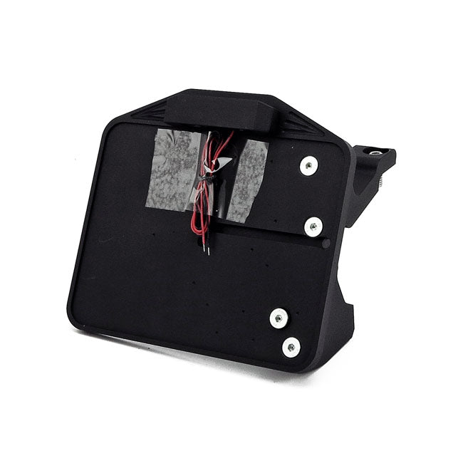 CPV License Plate Bracket Kit Swing. Black. Germany – 2019–2020 Softail FXDRS
