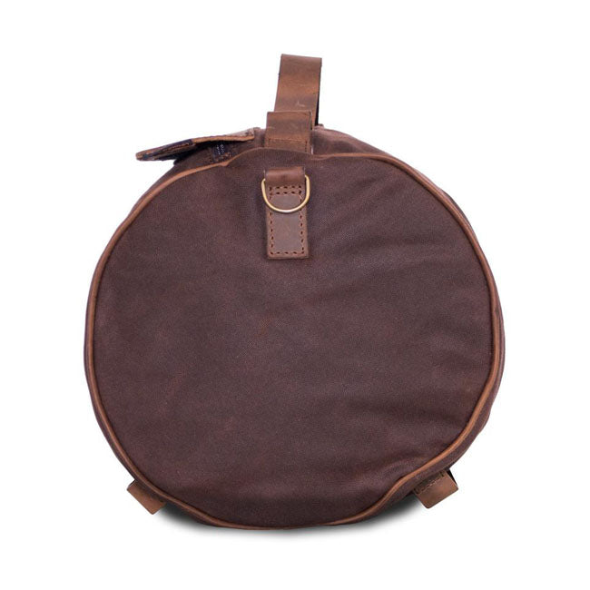 Longride Roll Bag Waxed Cotton Narrow. Brown Wax – Universal