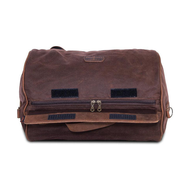 Longride Roll Bag Waxed Cotton Narrow. Brown Wax – Universal