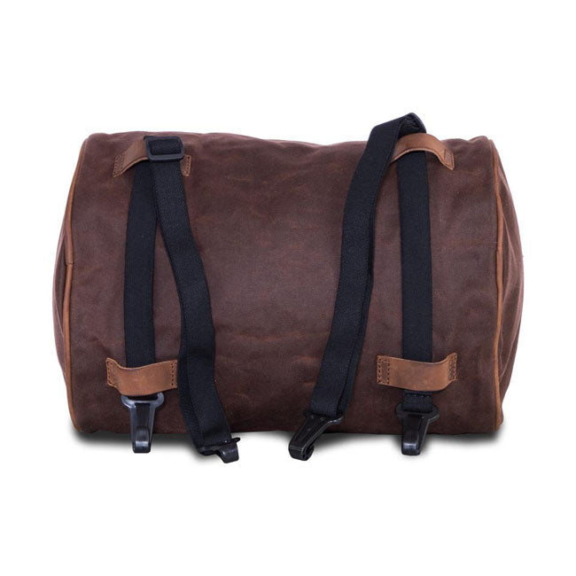 Longride Roll Bag Waxed Cotton Narrow. Brown Wax – Universal