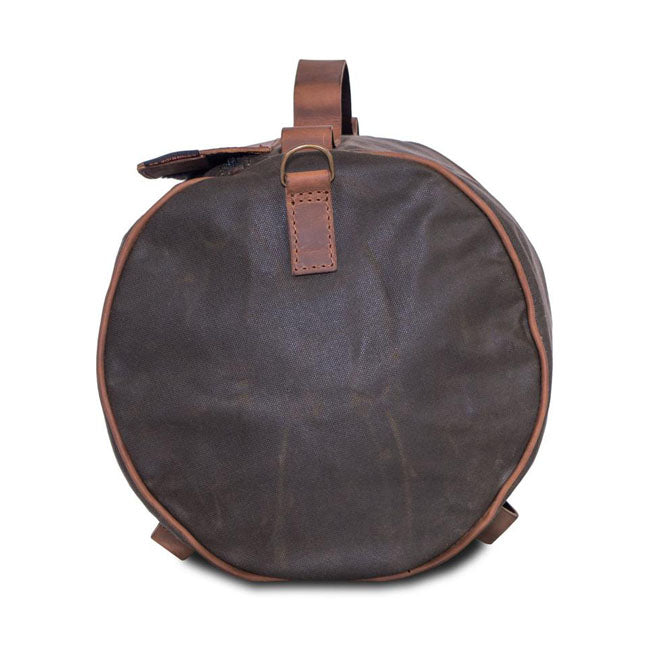 Longride Roll Bag Waxed Cotton Narrow. Khaki Wax – Universal