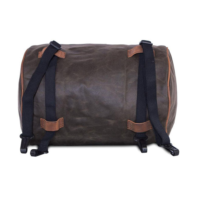 Longride Roll Bag Waxed Cotton Narrow. Khaki Wax – Universal