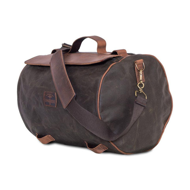 Longride Roll Bag Waxed Cotton Narrow. Khaki Wax – Universal