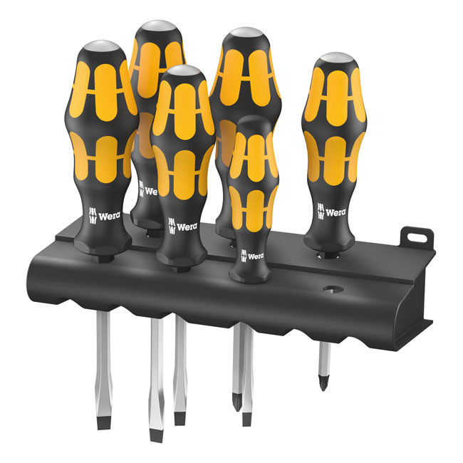 Wera Screwdriver Set Kraftform Chisel Series 900 – Slotted & Pozidriv Screws