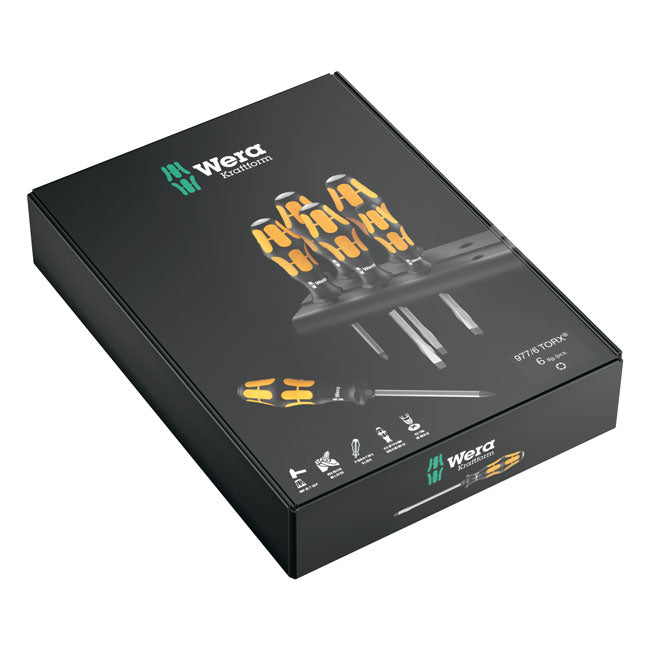 Wera Screwdriver Set Kraftform Chisel Series 900 – Torx® Screws