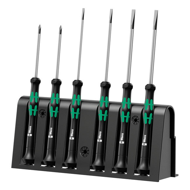 Wera Micro Screwdriver Set 6 Pcs for Electronic Applications – Phillips & Slotted Screws