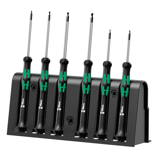 Wera Micro Screwdriver Set 6 Pcs for Electronic Applications – Hex Socket Head (Allenhead) Screws