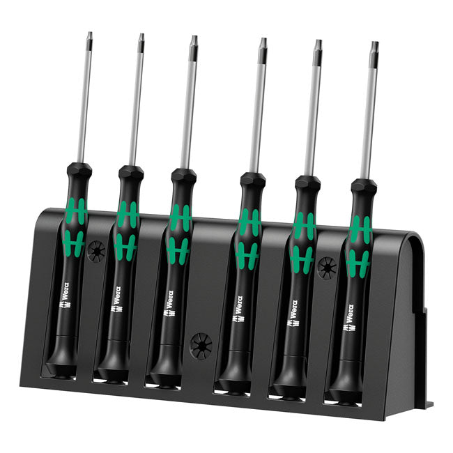 Wera Micro Screwdriver Set 6 Pcs for Electronic Applications – Torx® Screws with and without Safety Pin