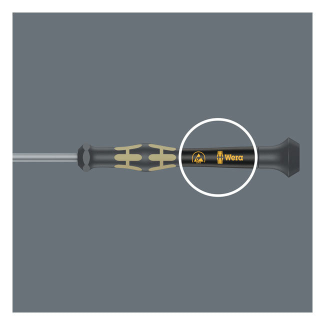 Wera ESD-safe Screwdriver Set for Electronic Applications – Phillips & Slotted Screws