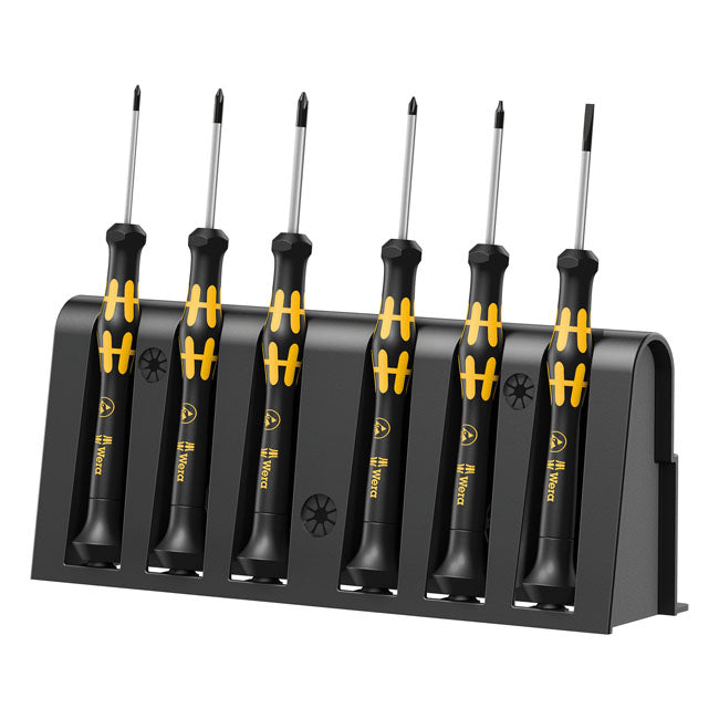 Wera ESD Safe Screwdriver Set for Electronic Applications – Phillips; Slotted; Microstix & Torx…