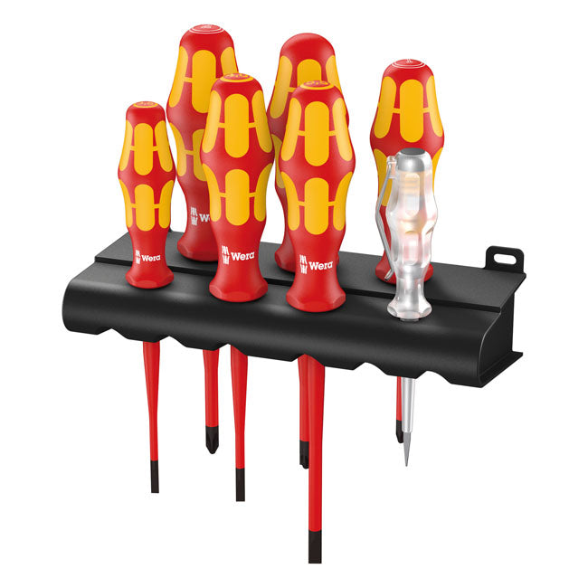Wera Screwdriver & Voltage Tester Kit 7 Pcs. Kraftform Plus – Phillips; PlusMinus (Pozidriv/Slotted)…