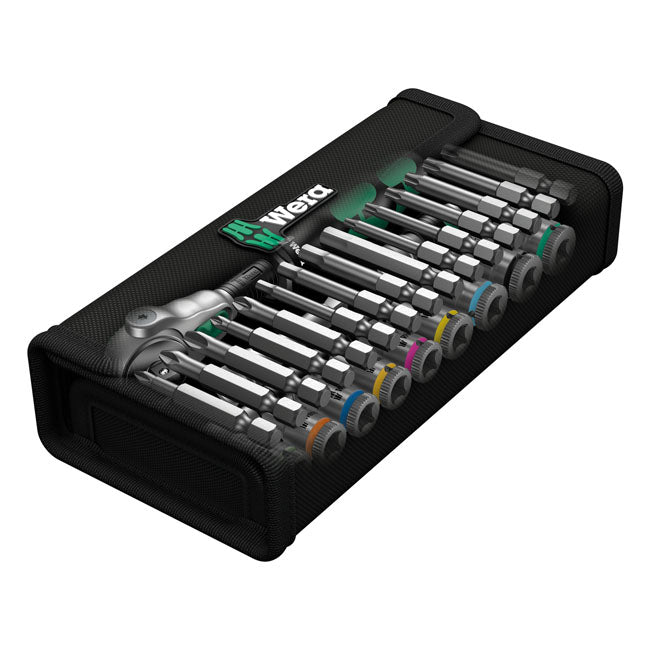 Wera Zyklop Ratchet Kit 28 Pcs. 1/4" Drive Metric Sizes – Torx®; Hex Head (Allen Heads); Phillips…