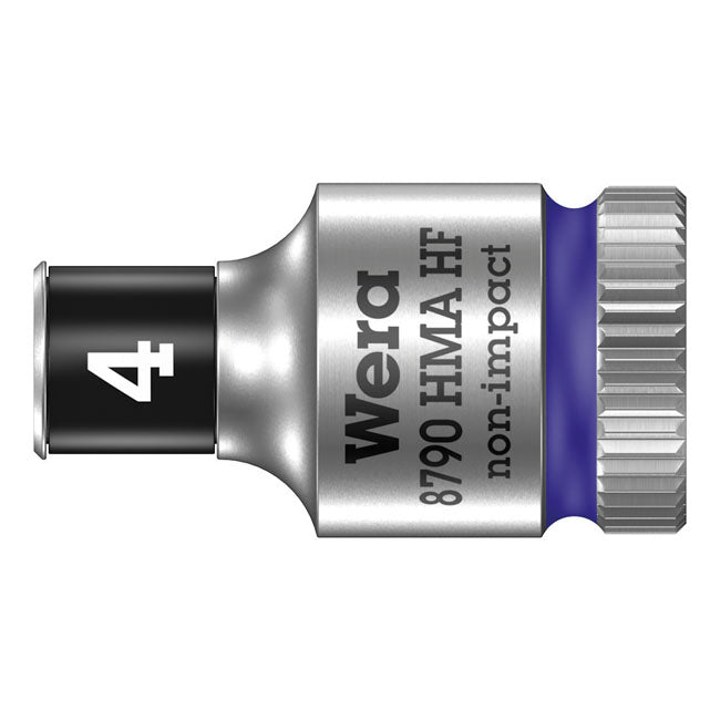Wera Zyklop 1/4" Socket with Holding Function - Metric 4.0 – Hex Bolts and Nuts