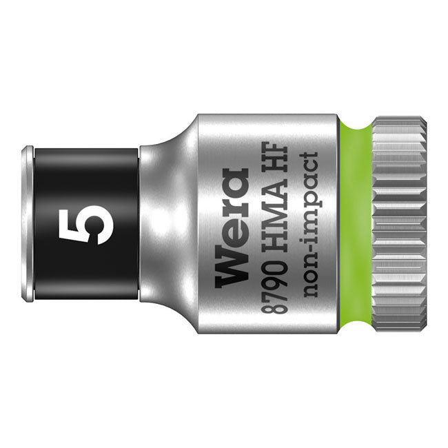 Wera Zyklop 1/4" Socket with Holding Function - Metric 5.0 – Hex Bolts and Nuts